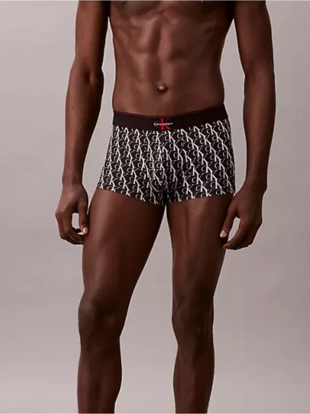 Calvin Klein Microfiber low rise  Trunk - graphic monogram stretch